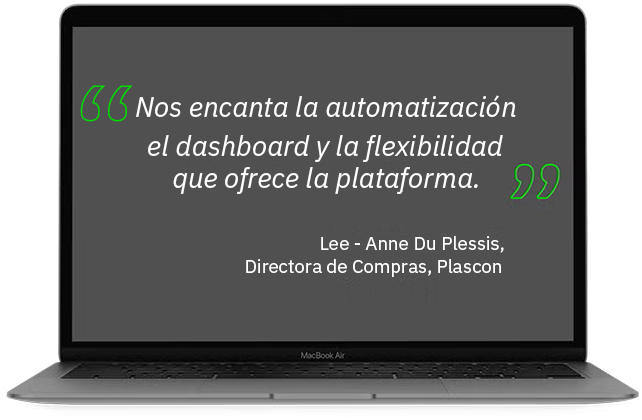 Portátil con frase